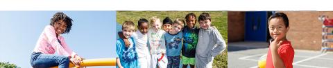 CCES students playing outside.